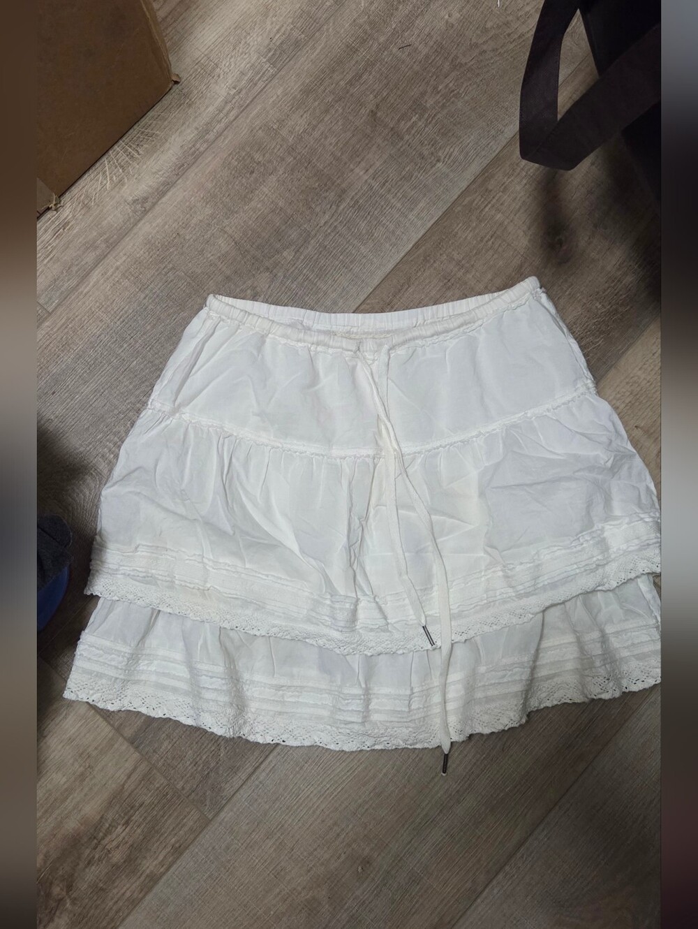 Abercrombie And Finch White Skirt